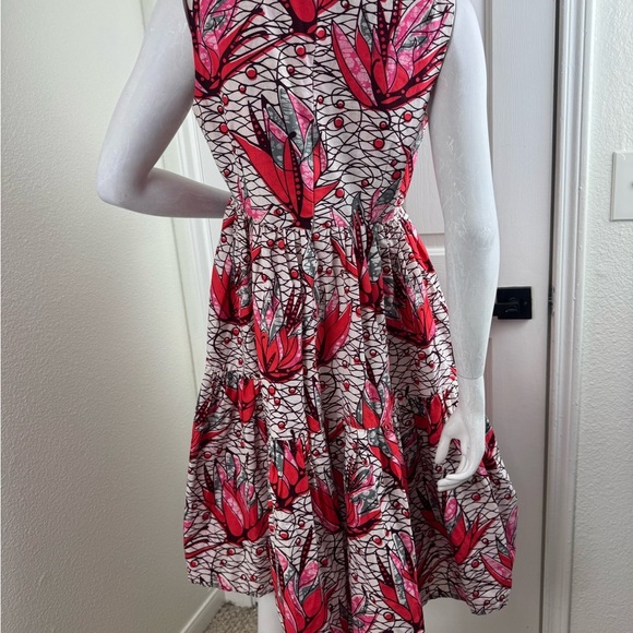 ONYII & Company Floral Sleeveless Maxi Dress - Red, Black And White Size L #189 - Picture 4 of 15